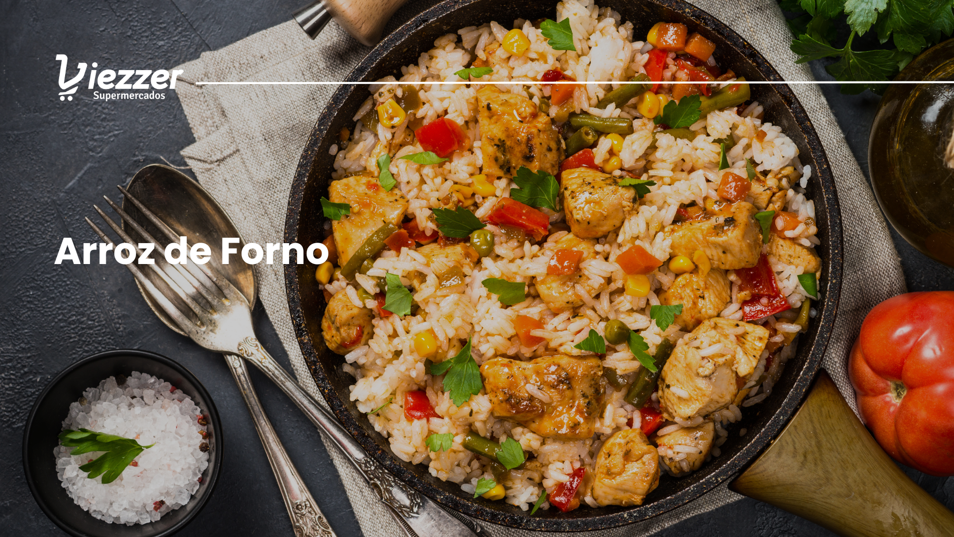 Confira a melhor receita de Arroz de Forno para surpreender no natal com o Super Viezzer.